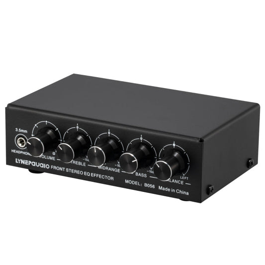 3-Channel Mixer Front Stereo Amplifier High / Mid / Bass Adjuster, USB 5V Power Supply, US Plug