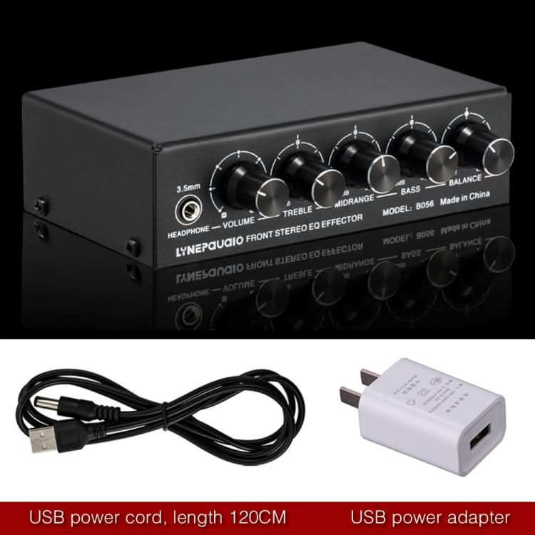 3-Channel Mixer Front Stereo Amplifier High / Mid / Bass Adjuster, USB 5V Power Supply, US Plug My Store