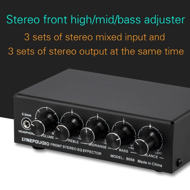 3-Channel Mixer Front Stereo Amplifier High / Mid / Bass Adjuster, USB 5V Power Supply, US Plug My Store