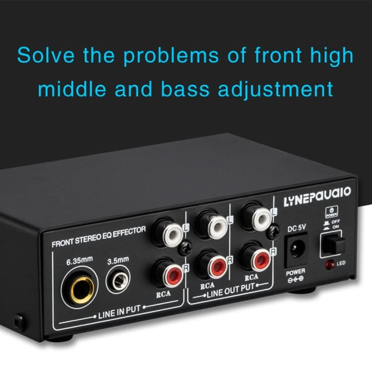 3-Channel Mixer Front Stereo Amplifier High / Mid / Bass Adjuster, USB 5V Power Supply, US Plug My Store