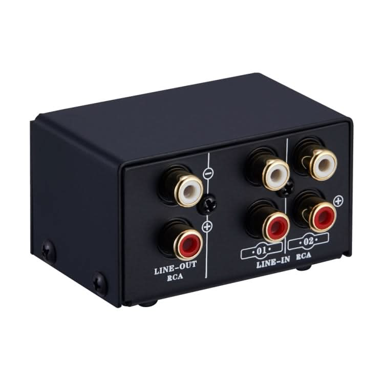 B101 2 In 1 Out (1 In 2 Out) Audio Source Signal Selection Switcher Computer Speaker  RCA Lossless Audio Source Switcher My Store