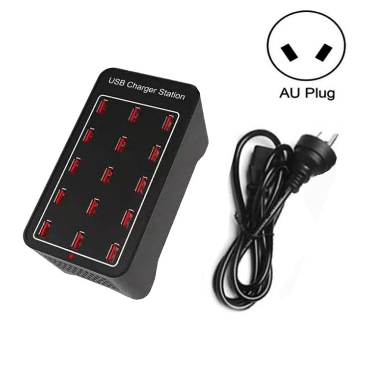 XLD-A7 100W 15 USB Ports Fast Charger Station Smart Charger, AC 100-240V