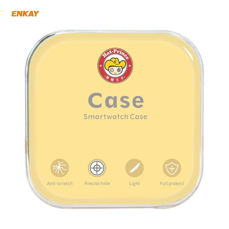 ENKAY Hat-prince Full Coverage TPU Case + Tempered Glass Protector for Apple Watch Series 6 / 5 / 4 / SE 40mm