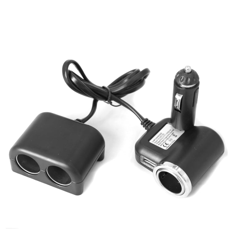 Car Sockets Car Cigarette Lighter Adapter Splitter Set 2 USB Car Charger 12V / 24V Car Styling Accessories Interior Parts ÎҵÄÉ̵ê