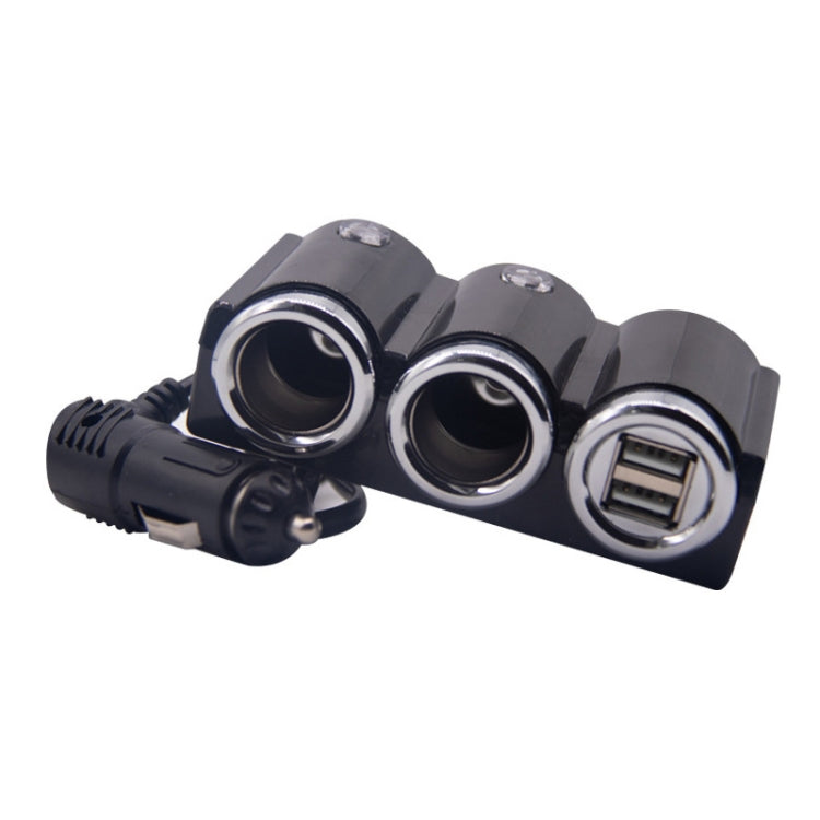 DC 12V / 24V Dual USB Multi Female Car Cigarette Lighter Splitter Socket Adapter Charger Socket Power Adapter / Charger