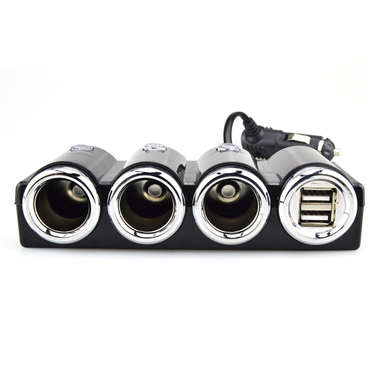 Car Cigarette Lighter Socket Splitter Dual USB Port Car Charger 3-Way Adapter ÎҵÄÉ̵ê