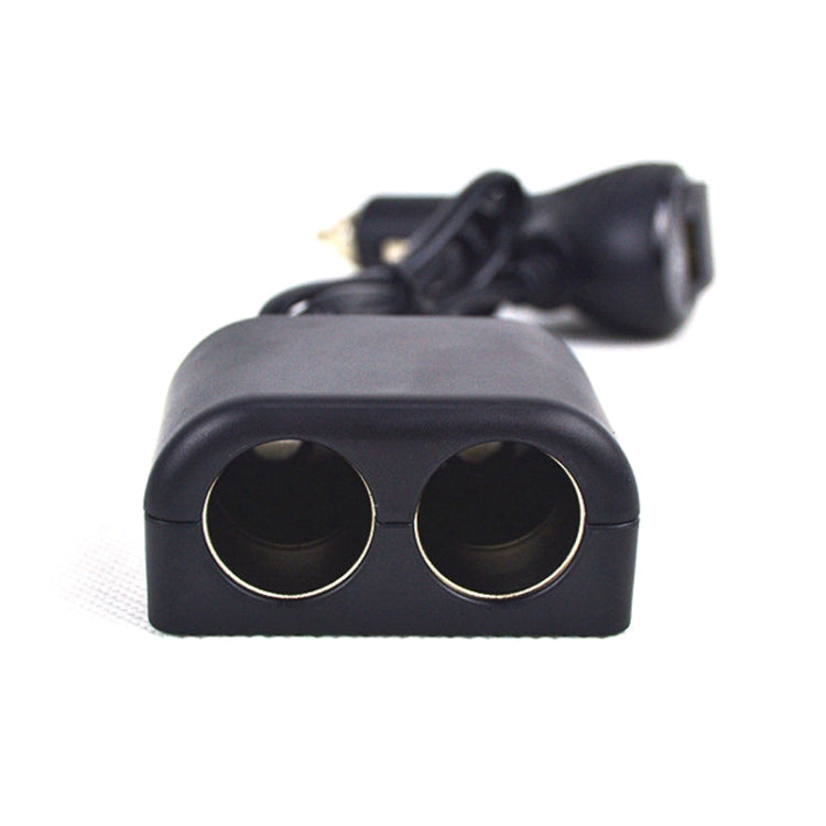 Cigarette Lighter Adapter 2 Socket Cigarette Lighter Splitter with LED Voltage Display USB Car Charger Adapter