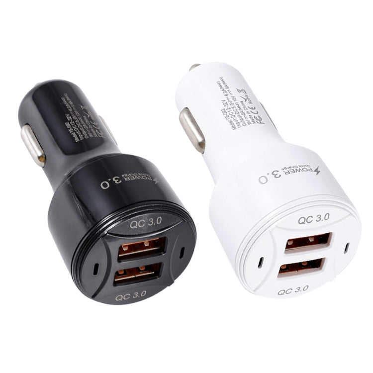 TE-092 36W Dual QC3.0 USB Fast Car Charger