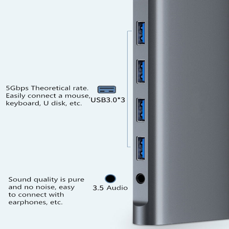 WS-04 12-in-1 Type-C Notebook Multi-function Docking Station My Store