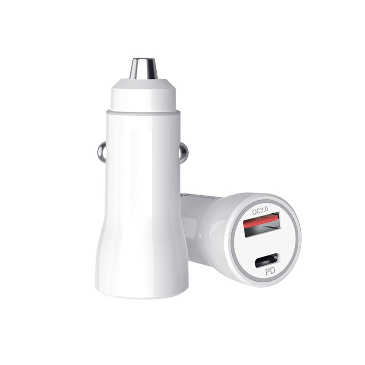 P21 Portable PD 20W + QC 3.0 18W Dual Ports Fast Car Charger ÎҵÄÉ̵ê