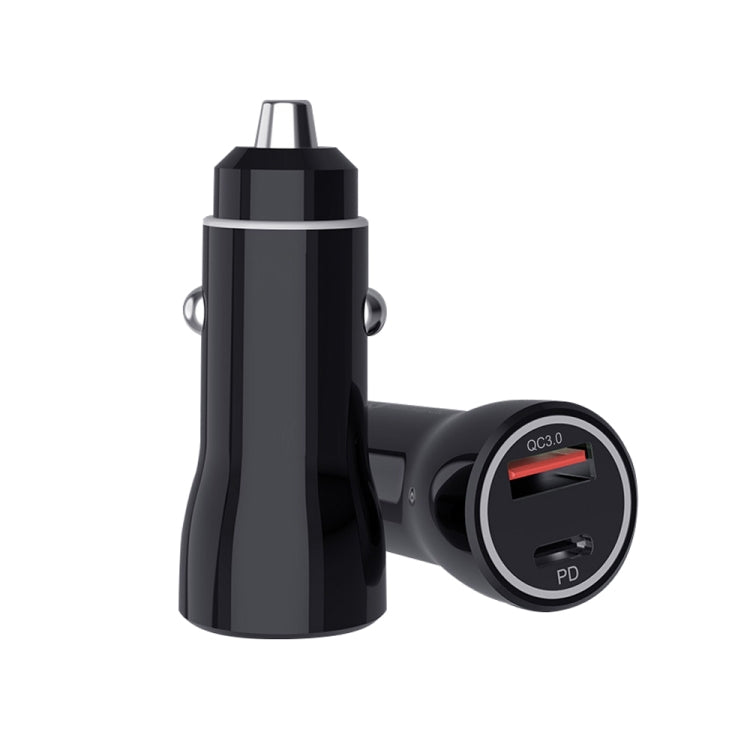 P21 PD 20W USB-C / Type-C + QC3.0 18W USB Fast Car Charger with USB to 8 Pin Data Cable Set ÎҵÄÉ̵ê