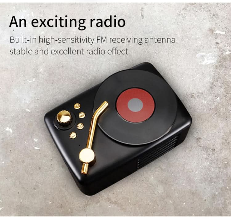 Retro style,built-in high-sensitivity FM receiving   antenna,long-term voyage