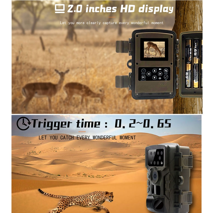 PR700 1080P Wildlife Hunting Camera Motion Activated Night Vision Camcorder for Outdoor Tracking Scan Trigger Reluova