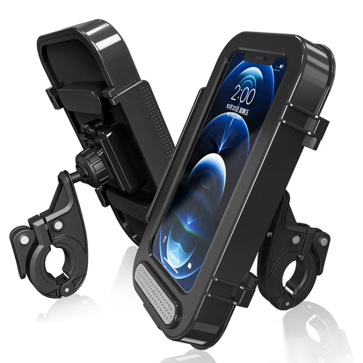 Bicycle Phone Holder Waterproof Bicycle Motorcycle Handlebar Case For 4.7-6.8 Inch Mobile Phone Mount Reluova