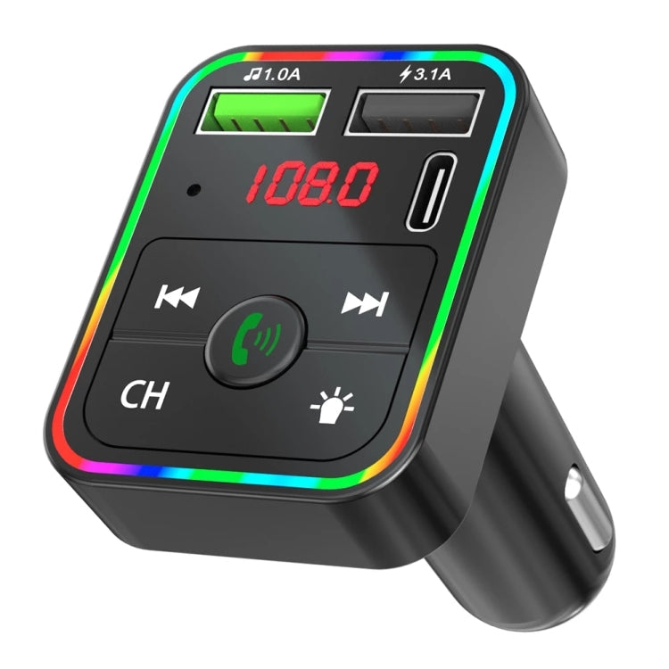 F2 Car FM Transmitter MP3 USB Charger Player with LED Backlight FM Transmitter with Bluetooth Transmitter Car Player Kit ÎҵÄÉ̵ê