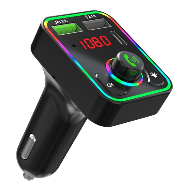 F3 Car FM Transmitter LED Backlight Receiver MP3 Player 3.1A USB Charger Dual USB Charger ÎҵÄÉ̵ê