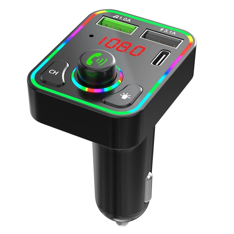 F3 Car FM Transmitter LED Backlight Receiver MP3 Player 3.1A USB Charger Dual USB Charger ÎҵÄÉ̵ê