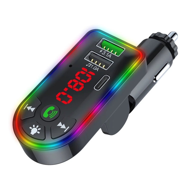 F7 Car MP3 Player 12V Colorful Breathing Light QC3.1 Wireless Dual Port Fast Charging PD ÎҵÄÉ̵ê