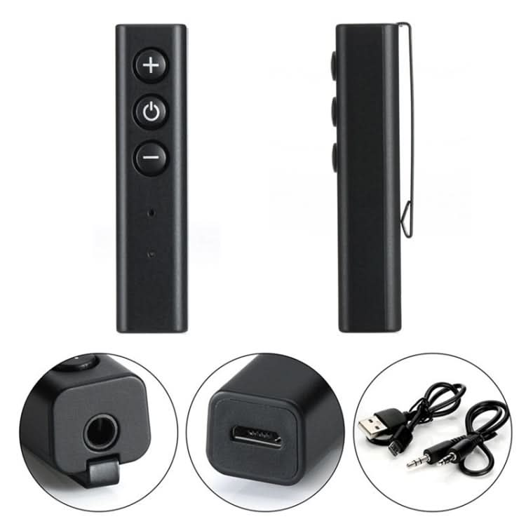 ZF350 Sports Clip Bluetooth Receiver 3.5mm Jack Aux Wireless Audio Adapter Car Audio Receiver