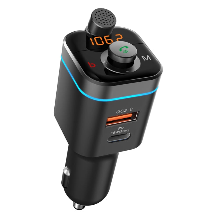 C72 Car MP3 Player Receiver FM Transmitter PD18W USB-C Car Charger Phone Music Player ÎҵÄÉ̵ê