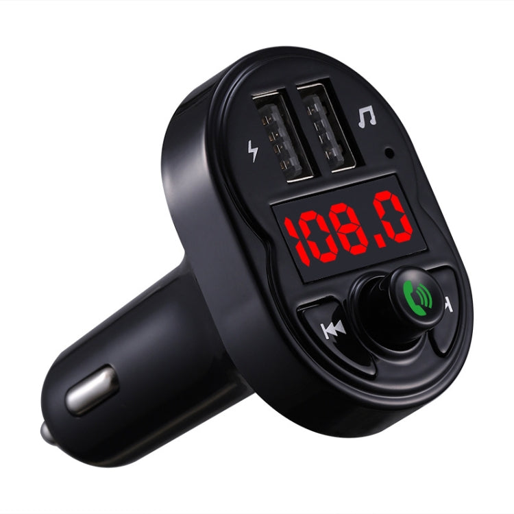 X1 Car Handsfree Kit FM Transmitter Wireless Audio Receiver MP3 Player Dual USB Fast Charger