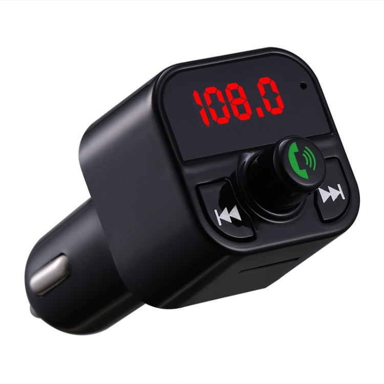 X5 Handsfree Car Kit FM Transmitter Wireless Audio Receiver Auto MP3 Player Dual USB Fast Charger