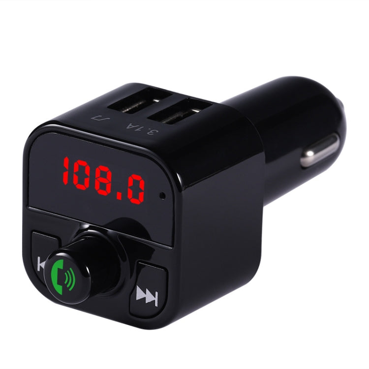 X5 Handsfree Car Kit FM Transmitter Wireless Audio Receiver Auto MP3 Player Dual USB Fast Charger