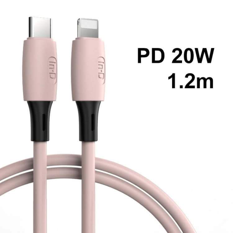 ENKAY Hat-Prince ENK-CB209 PD 20W 3A Type-C to 8 Pin Silicone Data Sync Fast Charging Cable, Cable Length: 1.2m