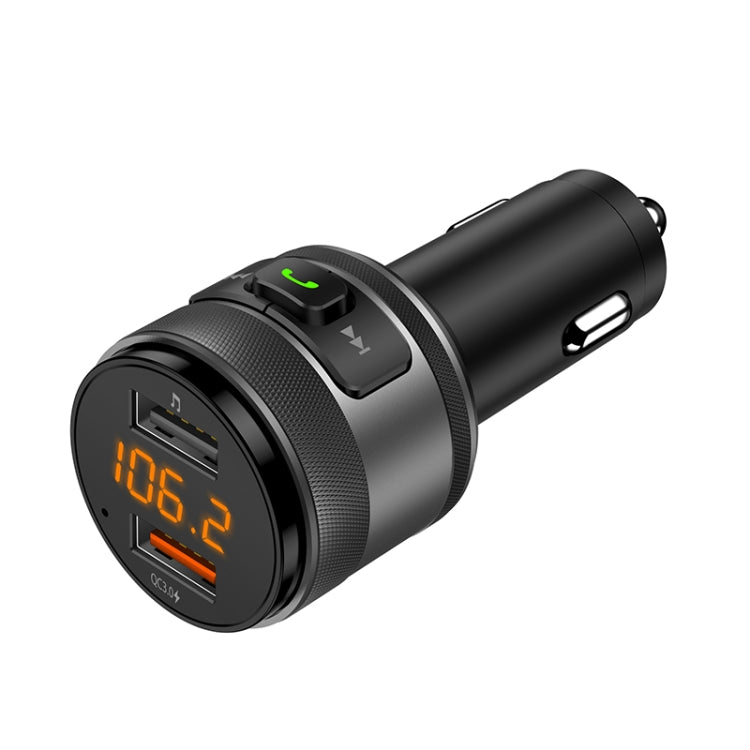 C57 QC3.0 Wireless FM Transmitter Fast Car Charger Bluetooth 5.0 Hands-free Car Modulator USB Flash Memory MP3 Player ÎҵÄÉ̵ê