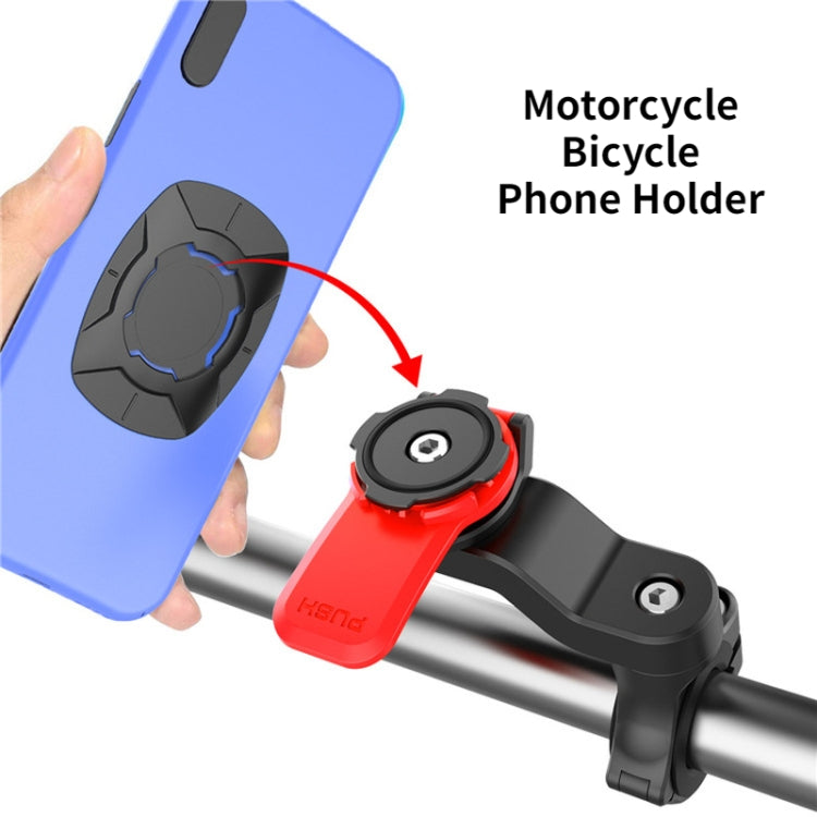 HL-143A Mountain Bike Bicycle Motorcycle Adjustable Handlebar Navigation Phone Holder Mount Reluova