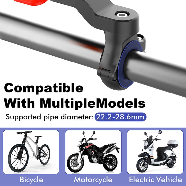 HL-143A Mountain Bike Bicycle Motorcycle Adjustable Handlebar Navigation Phone Holder Mount Reluova