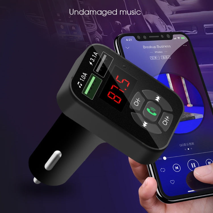 A9 Car FM Transmitter Hands-free Wireless Audio Receiver MP3 Player Dual USB Fast Charger ÎҵÄÉ̵ê