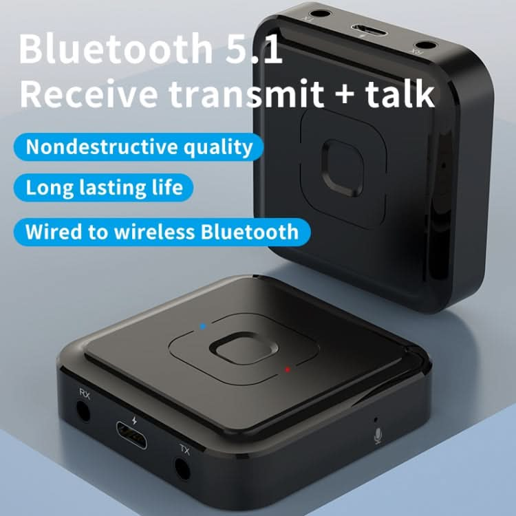 BT-22  5.1 Bluetooth Receiver &Transmitter 2 in 1 Supports Voice Calls