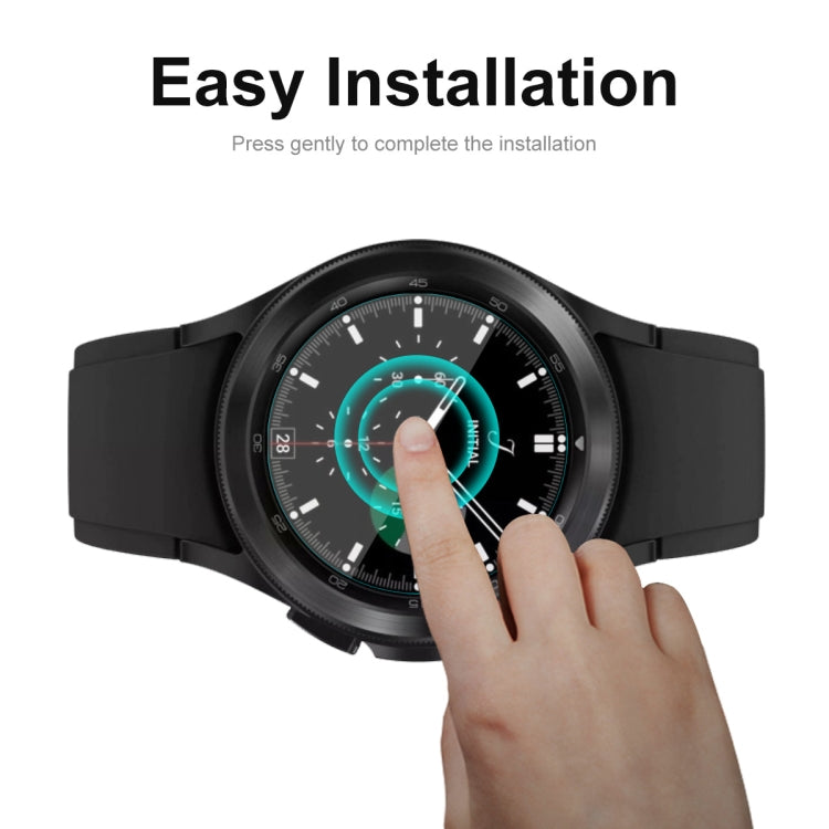 For Samsung Galaxy Watch4 Classic 42mm ENKAY Hat-Prince Crystal Screen Protector Anti-scratch Watch Film