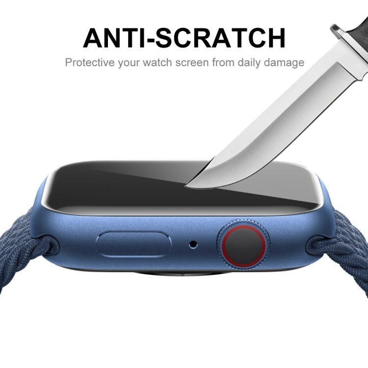 ENKAY Hat-Prince 3D Full Coverage Soft PC Edge + PMMA HD Screen Protector Film For Apple Watch Series 7 45mm