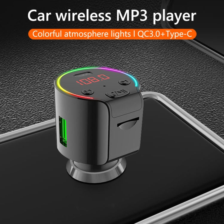 G61 FM Transmitter Music MP3 Player QC3.0 Type-C Quick Charge Support 5.0 Hands-free Car Kit ÎҵÄÉ̵ê