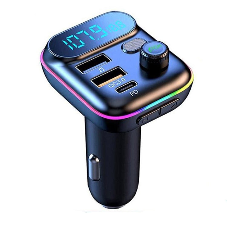 T70 Car MP3 Player FM Transmitter with Bluetooth USB Car Mobile Charger QC3.0 Quick Charge U Disk Music Player FM Modulator ÎҵÄÉ̵ê