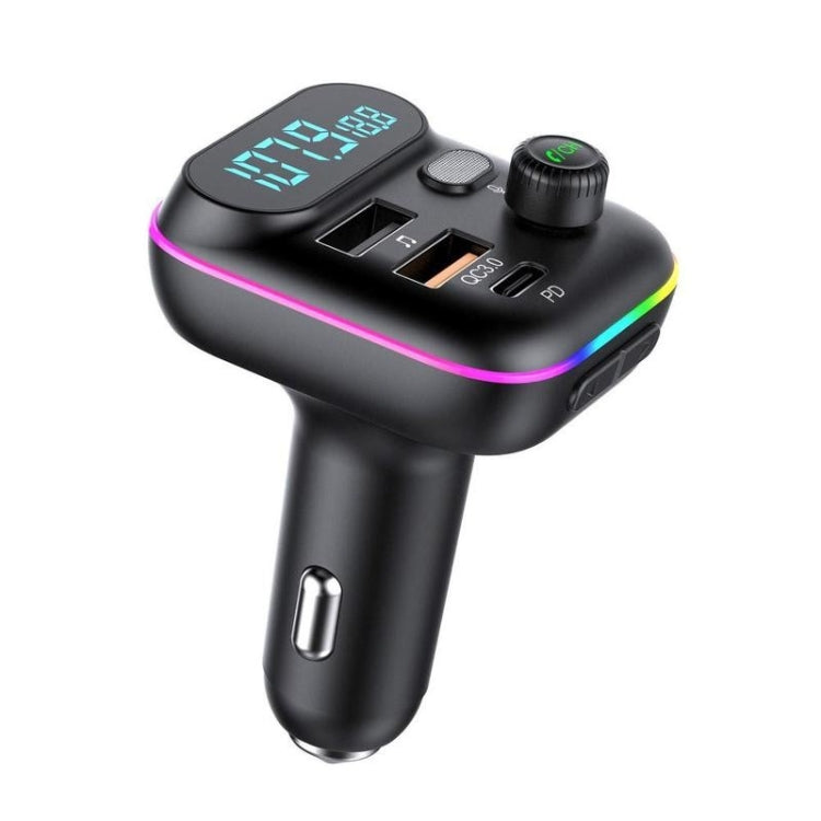 T70 Car MP3 Player FM Transmitter with Bluetooth USB Car Mobile Charger QC3.0 Quick Charge U Disk Music Player FM Modulator ÎҵÄÉ̵ê