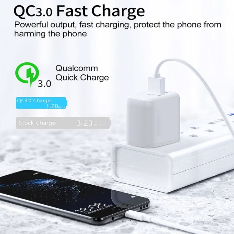 CS-20W Mini Portable PD3.0 + QC3.0 Dual Ports Fast Charger