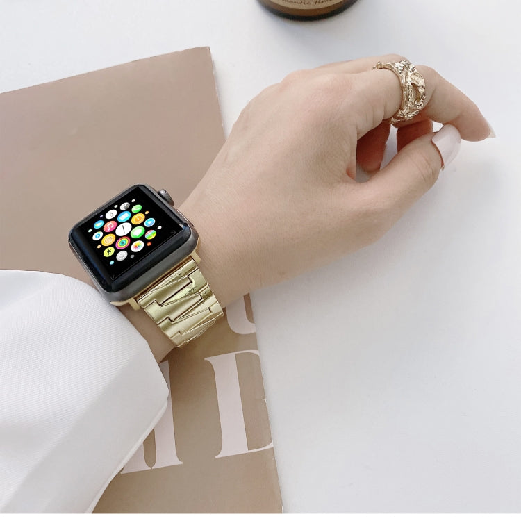 Creative Chain Stainless Steel Metal Strap For Apple Watch Series