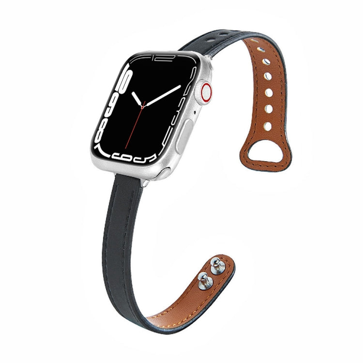 Leather Replacement Strap Watchband For Apple Watch Series