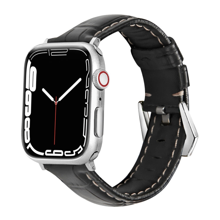 Leather Replacement Strap Watchband For Apple Watch Series