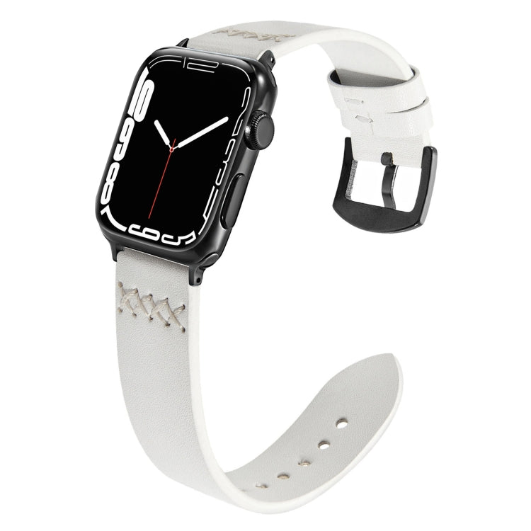 Leather Replacement Strap Watchband For Apple Watch Series