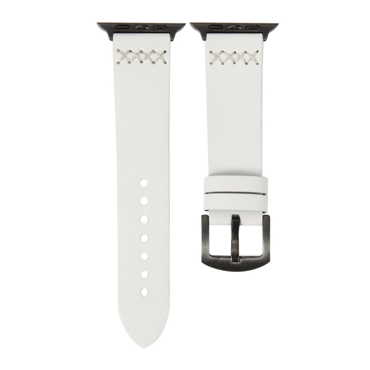 Leather Replacement Strap Watchband For Apple Watch Series