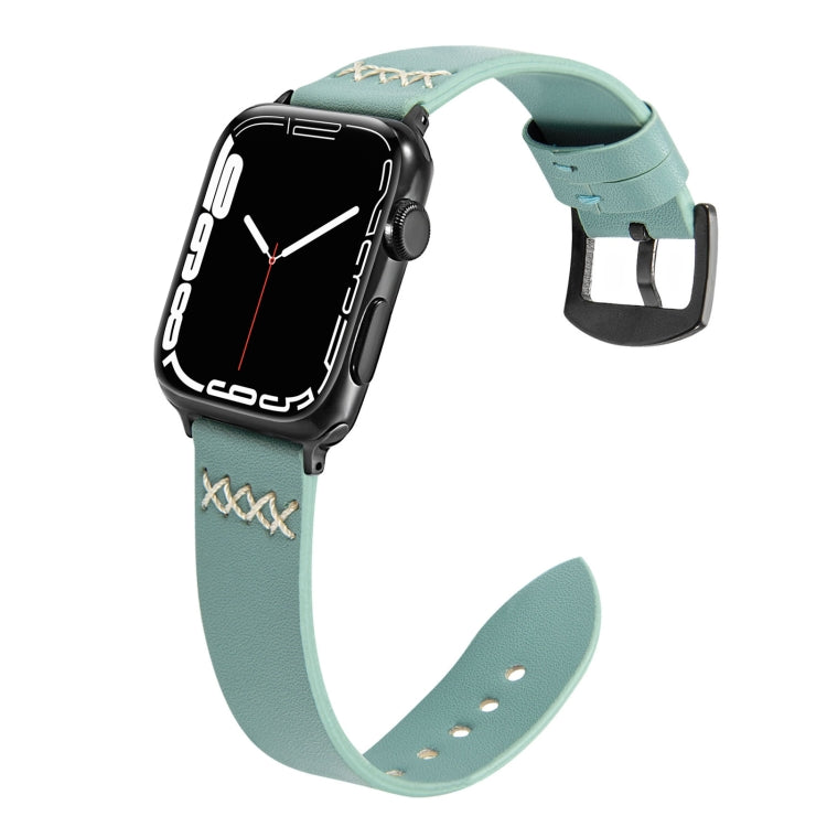 Leather Replacement Strap Watchband For Apple Watch Series