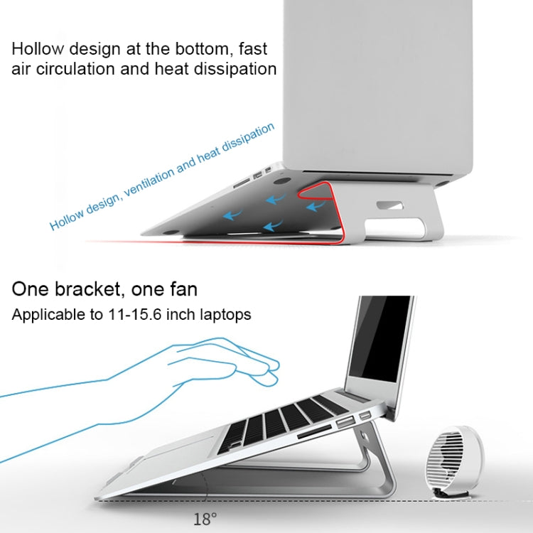 AP-1S Aluminum Alloy Laptop Stand with Radiator My Store