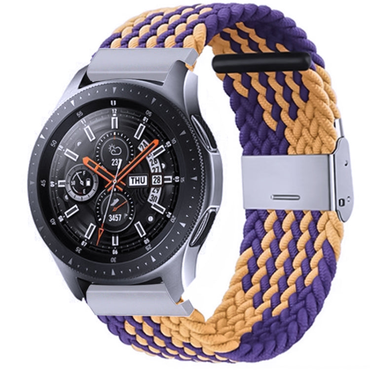 Nylon Braided Metal Buckle Strap for Galaxy Watch 4 20mm