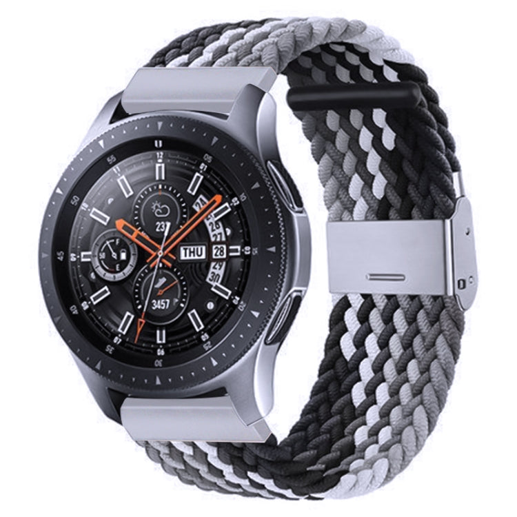 Nylon Braided Metal Buckle Strap for Galaxy Watch 4 20mm