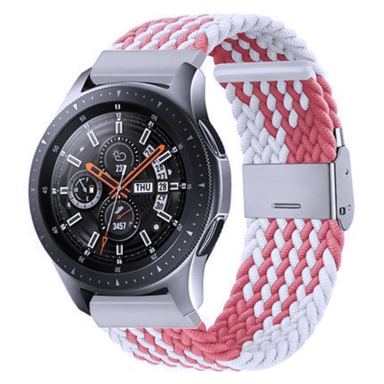 Nylon Braided Metal Buckle Strap for Galaxy Watch 4 20mm