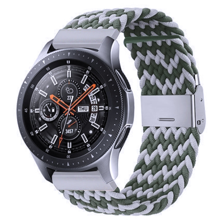 Nylon Braided Metal Buckle Strap for Galaxy Watch 4 20mm